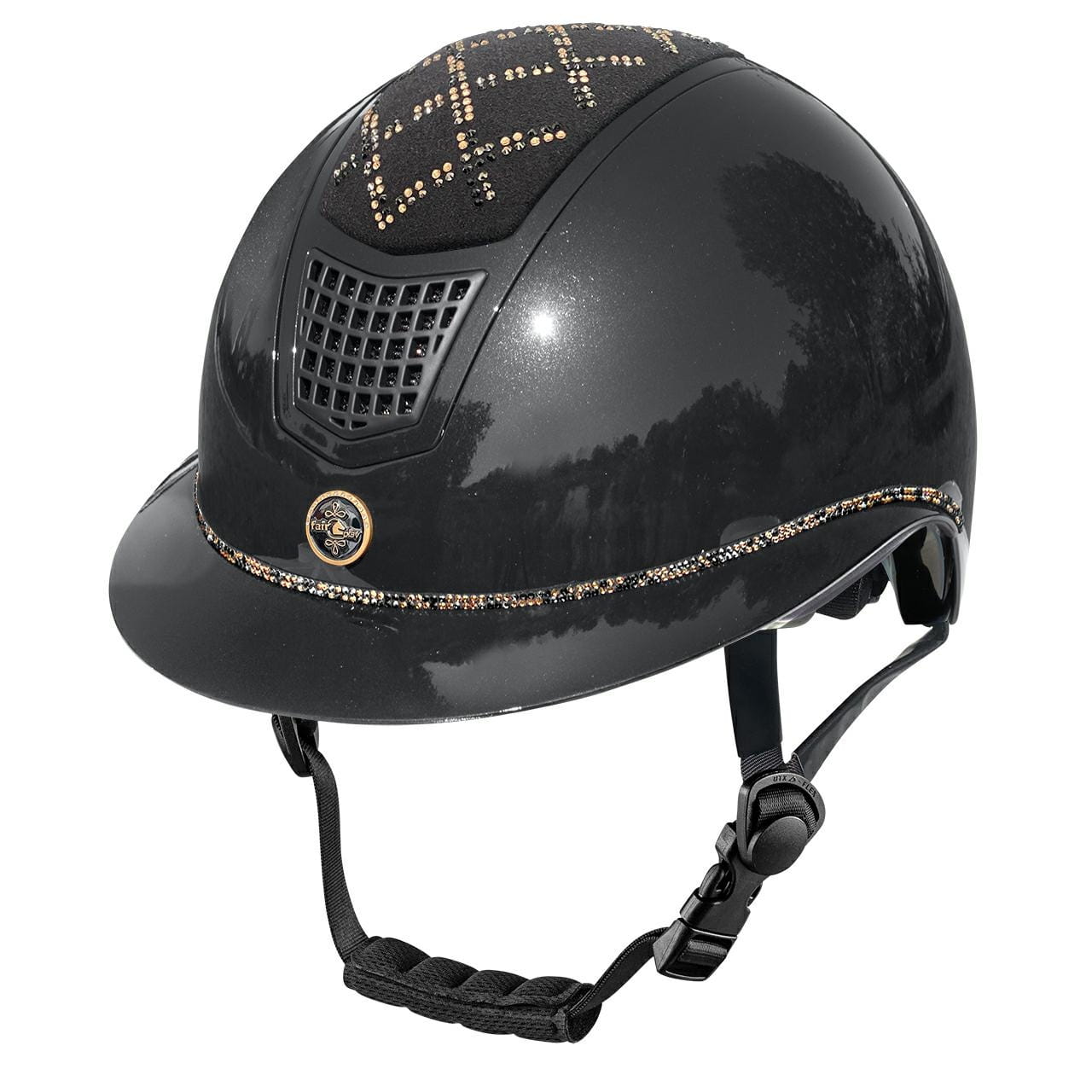 Kask Fair Play QUANTINUM Spotlight shiny W-V - Cavalo
